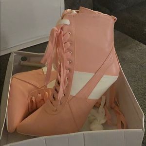 Pink High heel bootie